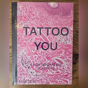 Phaidon Pink and Black Tattoo Art Book Coffee Table Book